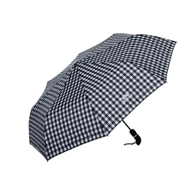 Image of Trespass Womens Brolli Compact Umbrella (One Size) (Black Check)