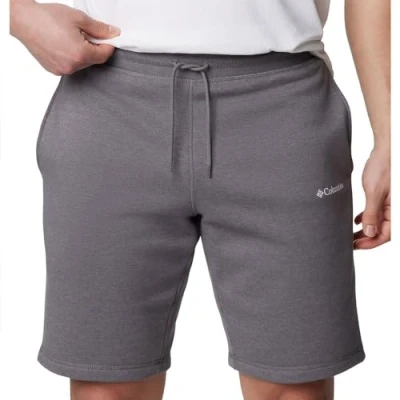 Image of Columbia Men&#039;s Logo Fleece Short, City Grey Heather, XL
