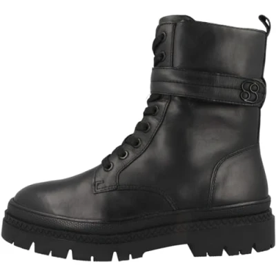 Image of s.Oliver Women&#039;s 5 25210 29 Ankle Boot, Black (Black Nappa), 6.5 UK