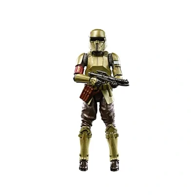 Image of Star Wars The Black Series Carbonized Collection Shoretrooper Toy 15 cm Scale Mandalorian Collectible Action Figure, Kids Ages 4 and Up