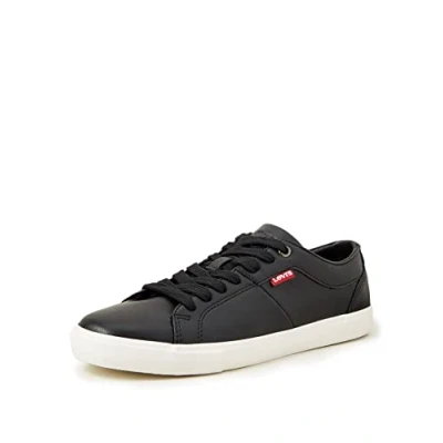 Image of Levi&#039;s Women’s Woods W Trainers,Black,7.5 UK