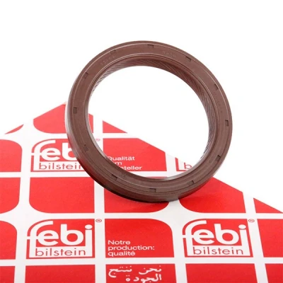 Image of 68296883AA Crankshaft Seal FEBI BILSTEIN 32154 frontal sided FKM (fluorocarbon rubber) VAUXHALL: Corsa Mk3, FIAT: Panda III Hatchback