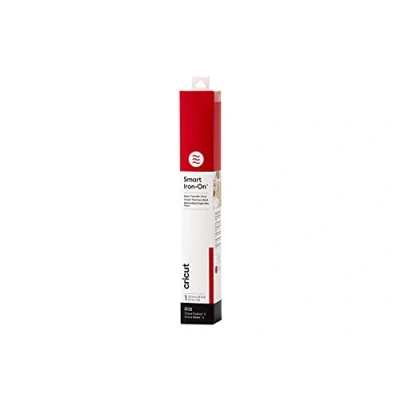 Image of Cricut Smart Iron On Red 0.9 m (3 ft) Heat Transfer Vinyl Roll (HTV) For use with Explore 3 and Maker