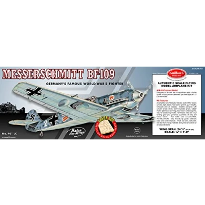 Image of Guillows Wooden Scale Model Messerschmitt BF 109