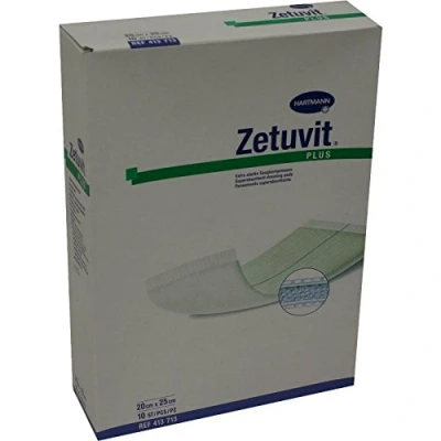 Image of Hartmann D8648 Zetuvit Plus Food Sterile Dressing, 20cm x 25cm, Pack of 10