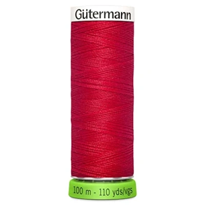 Image of Gutermann 723860 156 Sew All 100% Recycled Polyester Thread 100mtr, Crimson Red, One Size