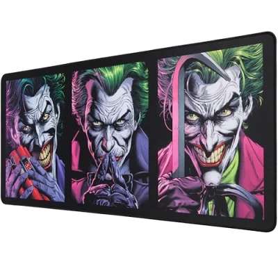 Image of Subsonic DC Comics Joker XXL Mouse Pad 90 mm x 40 Officially licensed gaming desk mat as a gift