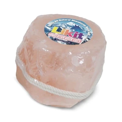 Image of Likit Himalayan Rock Salt For Horses Rope To Hang Minerals 100% Natural 3.3kg