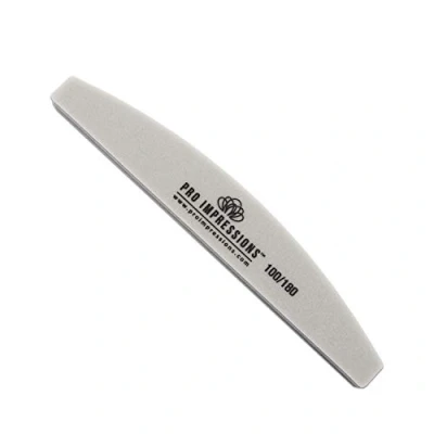 Image of 100/180 Grit Premium Half Moon Foam Files Proimpressions (Single Pack)