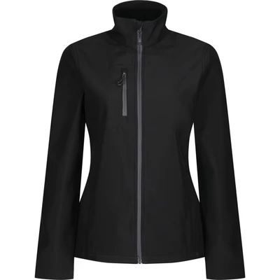 Image of TRA616 Honestly Made Womens Soft Shell Black (10) Regatta Professional