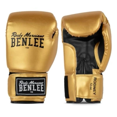 Image of Benlee Rocky Marciano PU Training Glove Rodney Gold/Black, 12oz