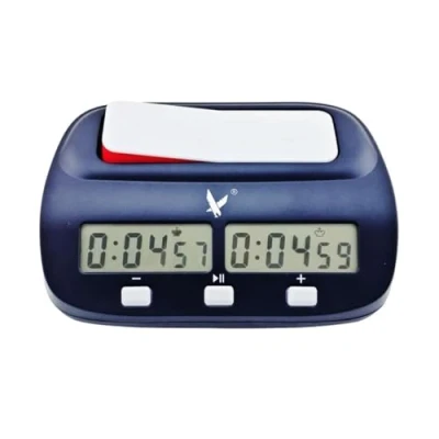 Image of LEAP Chess Clock FIDE Approved Digital Timer Professional for Board Games (Official Store) Blue