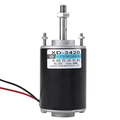 Image of 12/24V 30W CW/CCW Permanent Magnet DC Motor, Electric High Torque Speed Motor for DIY Generator(24V 6000RPM)