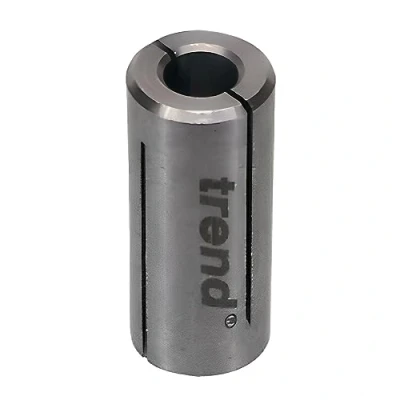 Image of Trend Collet Sleeve, 6mm to 12.7mm Reduction Sleeve for Smaller Shank Cutters, CLT/SLV/6127