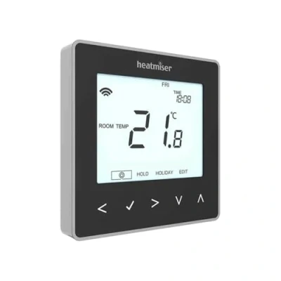 Image of Heatmiser neoStat 12V Programmable Thermostat (12V system) Sapphire Black