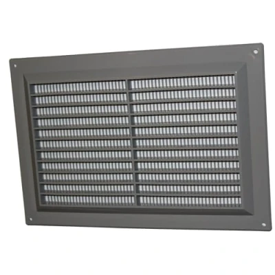 Image of Air Ventilation Plastic Grill Cover 250mm x 170mm/Gray