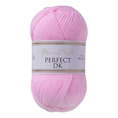 Image of Utopia Crafts DK Double Knitting Yarn, 100g (Baby Pink)