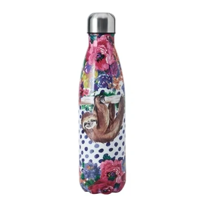 Image of Mikasa Wild At Heart 500ml Water Bottle, Sloth, Sleeved