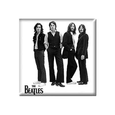 Image of Beatles Magnets White Iconic Image