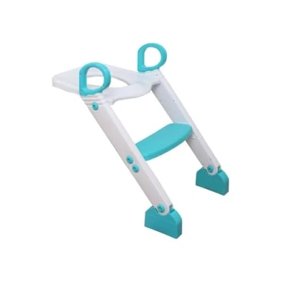 Image of Dreambaby Step Up Potty Training Toilet Topper 2 Level Adjustable Aqua Model G6015, Aqua/White, 1 Count (Pack of 1)