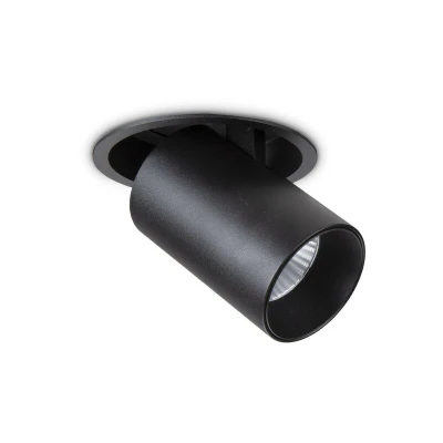 Image of Nova Integrated LED Indoor 12W Recessed Downlight Black 3000K