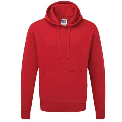 Image of Russell Athletic Colour Mens Hooded Sweatshirt / Hoodie (Classic Red) Size X Large