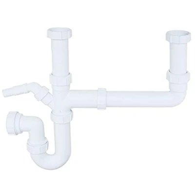 Image of Säuber 1.5 Bowl Kitchen Sink Waste Pipe Kit Easy to Fit Durable