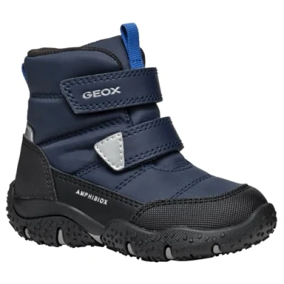 Image of Geox Baltic BOY ABX Winter boots for kids, Size: 5K, Navy/royal Textile/synthetics