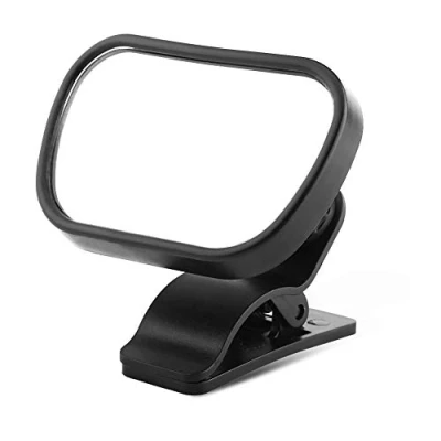 Image of Rearview mirror Baby car Rear View With Suction Cup clip Black on for