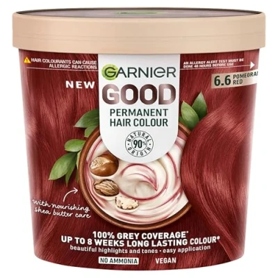Image of Garnier GOOD Permanent Hair Dye 6.6 Pomegranate Red