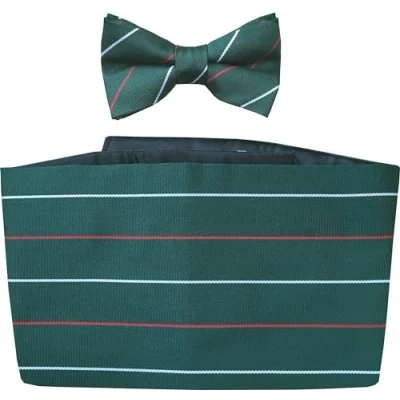 Image of Light Infantry (pre 1995) Cummerbund &amp; Bow Tie Set (Includes Hanky)