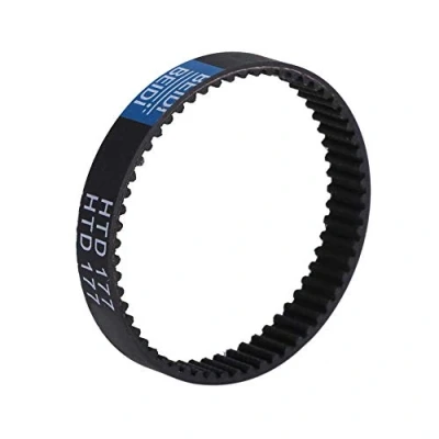 Image of Electric Planer Drive Rubber Belt, Toothed Replacement Compatible With Black Decker KW715 KW713 BD713 177 (9mm)