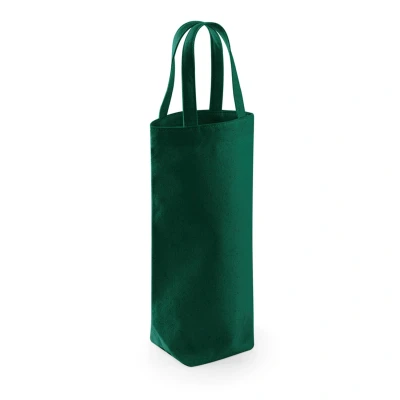 Image of Westford Mill ® W620 Fairtrade Cotton Bottle Bag Green