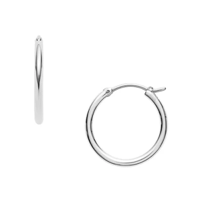 Image of Fossil Earrings for Women , 20.1mm x 16.2mm Silver Stainless Steel Earrings, JOF00001040