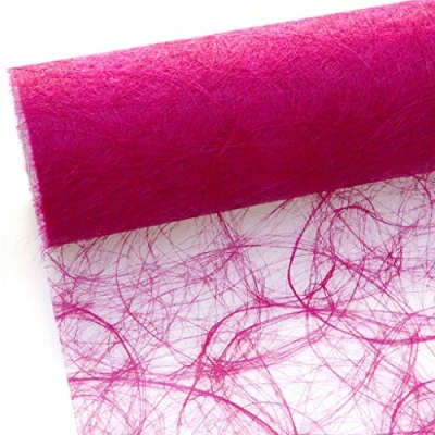 Image of Unbekannt SIZOWEB® Non Woven Original Table Runner Fuchsia Pink for Weddings 25 m x 20 cm