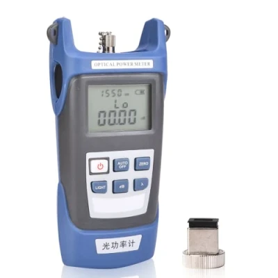 Image of Optical Power Meter,Handheld Fiber Meter Visual Troubleshooting Optic Cable Tester, 800 1700nm, 70 + 6dB, with SC/FC/ST Connector