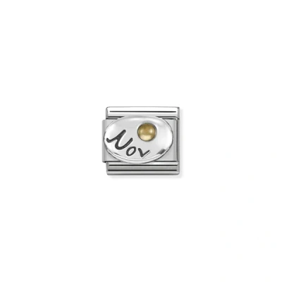 Image of Nomination November Citrine Birthstone Charm