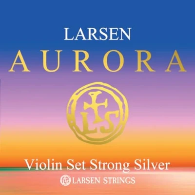 Image of Larsen Aurora violin strings set 4/4 with D Silver Strong