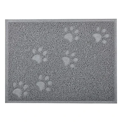 Image of DM Cat Litter Tray Mat 40x30 cm,5 Colours Available (Gray)