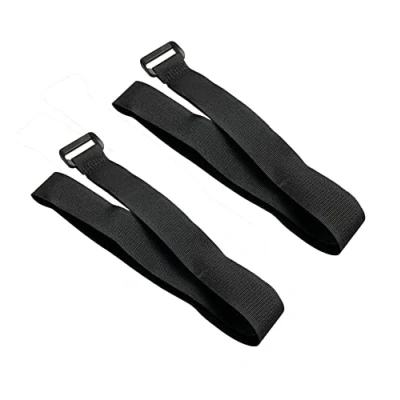 Image of Alfatex® by Velcro® Brand strapping Cable Ties with buckle Band luggage Strap Black 2.5cmx50cm x2
