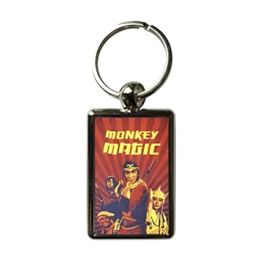 Image of Super Universe Monkey Magic Classic TV Series Metal Keyring 3 x 4.5 cm