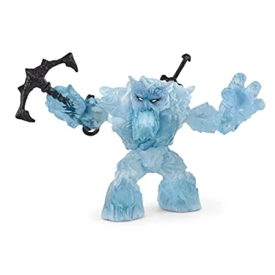 Image of schleich Eldrador 70146 Creatures Mythical Ice Monster with Magic Sword and Pickaxe, Posable Fantasy Action Figure, Highly Durable Toys for Boys Girls Ages 7+