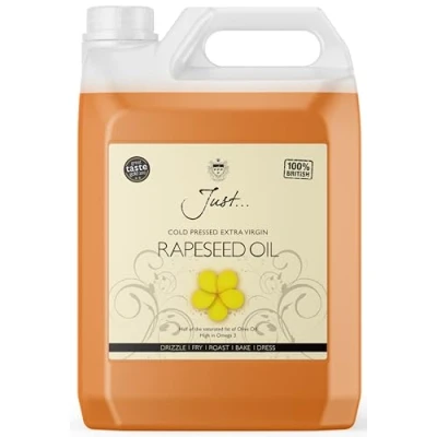 Image of Just Cold Pressed Extra Virgin Rapeseed Oil 5 Litre