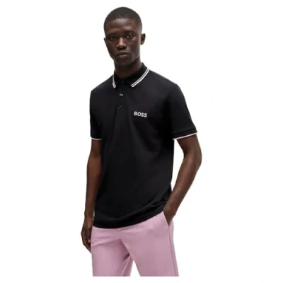 Image of BOSS Paddy PRO Polo shirt, Men&#039;s, Size: Medium, Dark blue five