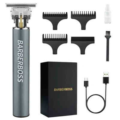 Image of Barberboss Beard Trimmer Men Cordless Hair Clippers Men: Haircut Clippers, with Precision Detail QR 2067