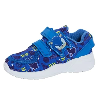Image of Sonic The Hedgehog Boys Trainers Blue 2 UK