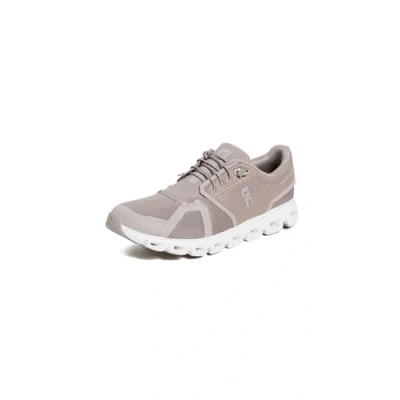 Image of ON Men&#039;s Cloud 6 Running Trainers Fog/White UK 10