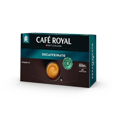 Image of Café Royal Espresso Decaffeinato 50 Coffee Pods for professional Nespresso Machine 7/10 Intensity UTZ Certified