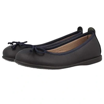 Image of Gioseppo Girls&#039; Voltaire Closed Toe Ballet Flats, Blue (Marino Marino), 1 UK