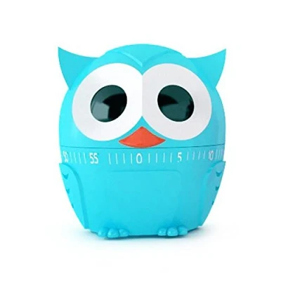 Image of Kikkerland Owl Kitchen Timer (Assorted Colours)